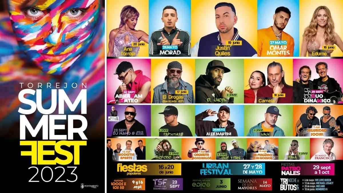Cartel del Torrejón Summer Fest 2023
