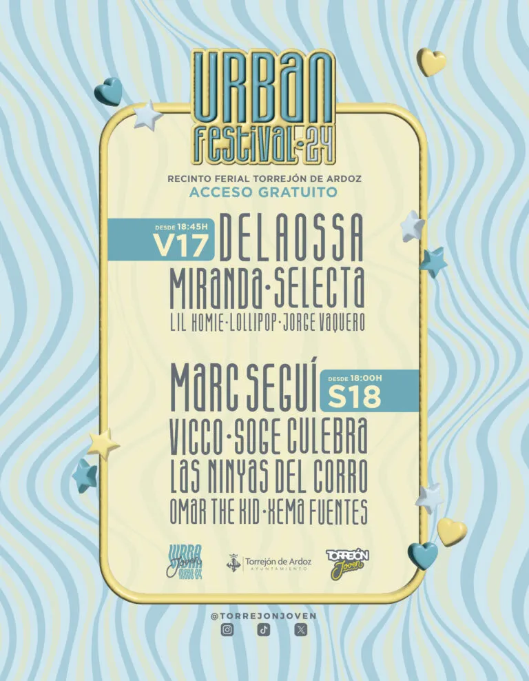 Cartel del Urban Festival del año 2024