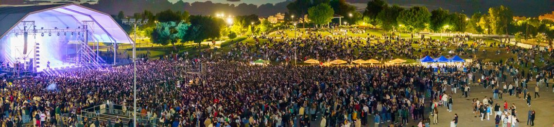 Imagen del recinto de conciertos del Urban Festival Torrejón 2025 | Fotografía: Ayto. de Torrejón de Ardoz.